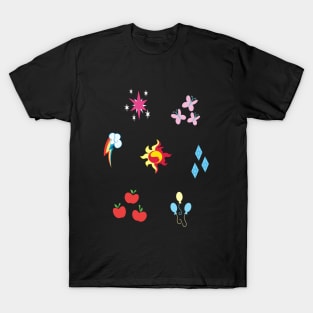 My little Pony - Elements of Harmony Cutie Mark Special V2 (Sunset Shimmer) T-Shirt